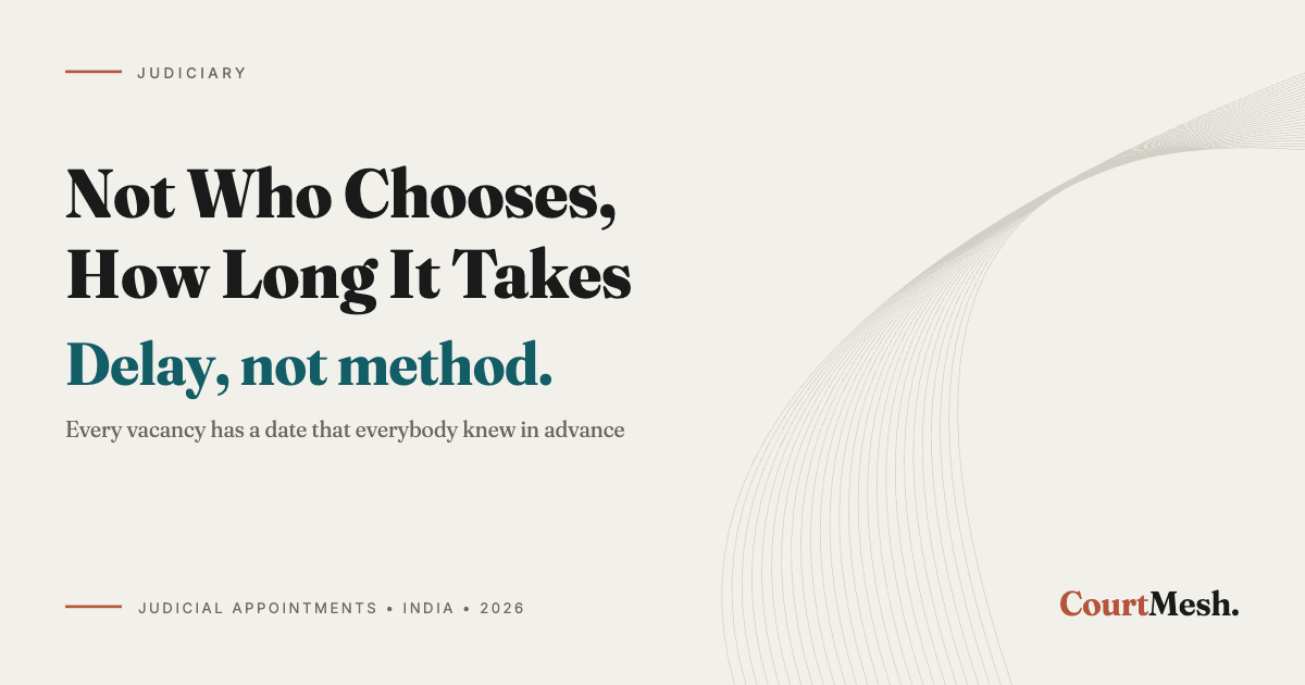 Cover card headed Not Who Chooses, How Long It Takes, with the line: delay, not method