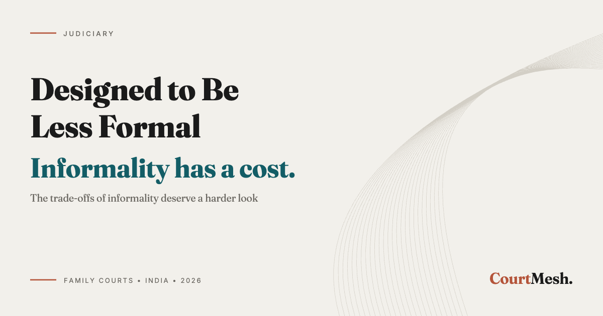 Cover card headed Designed to Be Less Formal, with the line: informality has a cost