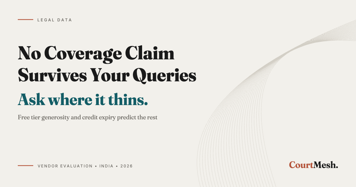 Cover card headed No Coverage Claim Survives Your Queries, with the line: ask where it thins