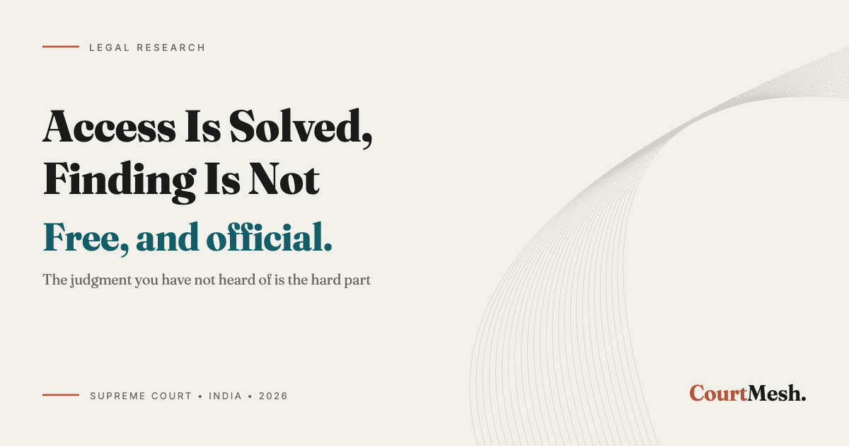 Cover card headed Access Is Solved, Finding Is Not, with the line: free, and official