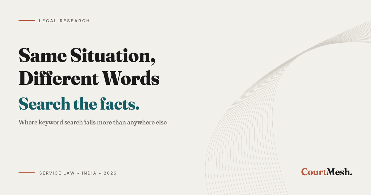 Cover card headed Same Situation, Different Words, with the line: search the facts